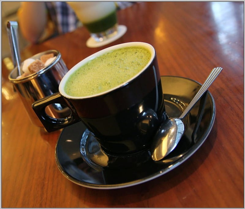 19 米朗琪鬆餅 熱抹茶歐蕾
