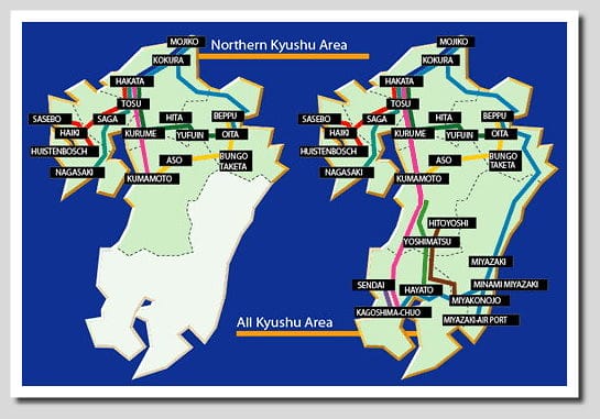 17 JR九州Pass 可搭乘範圍