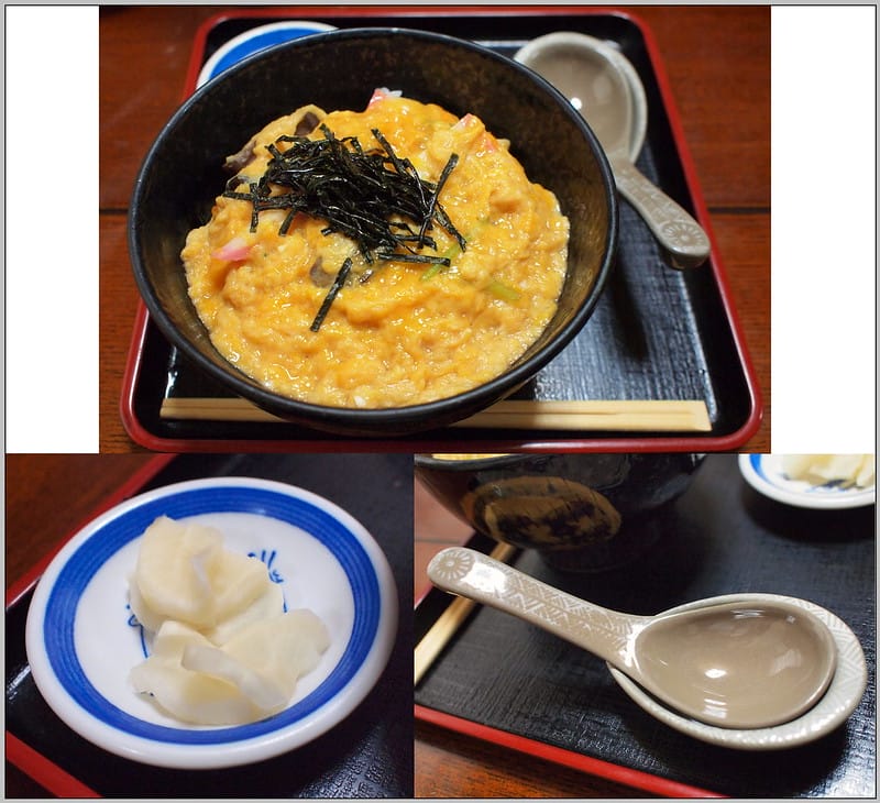 18 日出 魚板雞蛋蓋飯