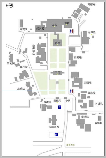 9 南禪寺 境內map