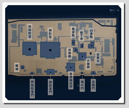 26 京都 東本願寺 境內map