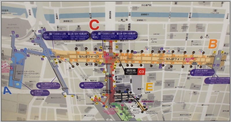 17 大阪 Die Gute map