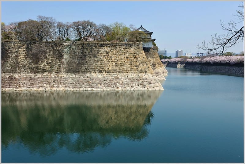15 大阪城公園 護城河&石垣