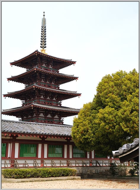 35 大阪 四天王寺 伽藍中心 五重塔