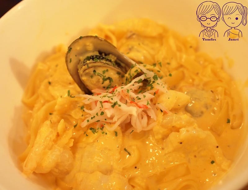 37 Campus Cafe 奶油明太子總匯海鮮扁麵