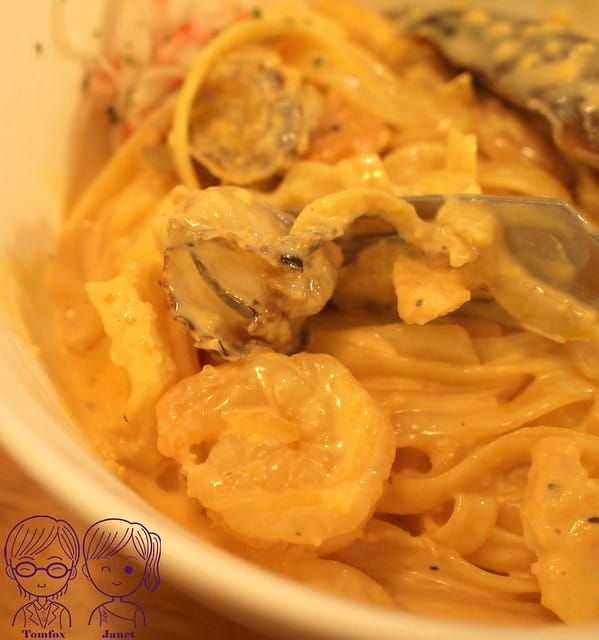 39 Campus Cafe 奶油明太子總匯海鮮扁麵