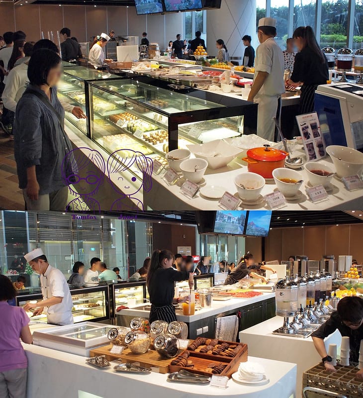 18 秀廚自助餐 甜點、飲料、水果區