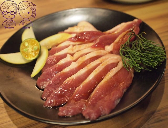 33 楓居酒燒 法式水果鴨胸肉
