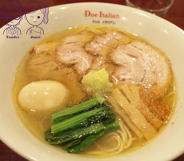 16 Due Italian 具だくさんの塩らぁ麵