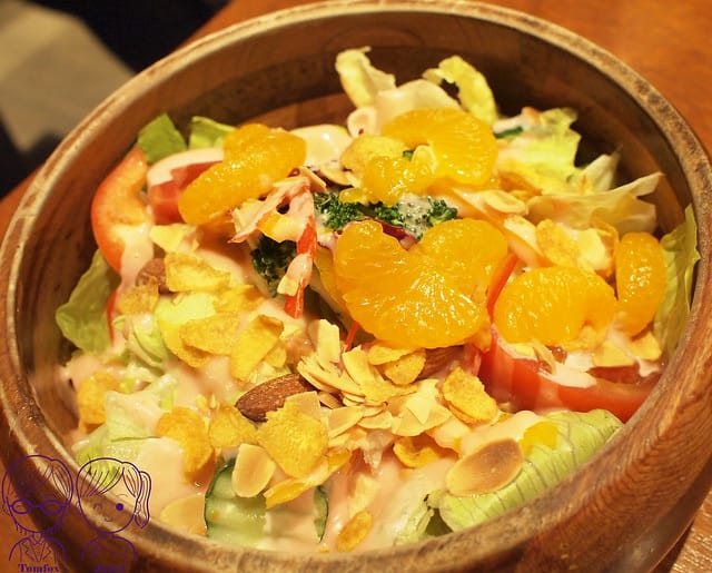 台北 -《CAMPUS CAFE-忠孝店》輕鬆學院風 聚餐餐 42 CAMPUS CAFE-忠孝店 綜合鮮蔬水果優格沙拉