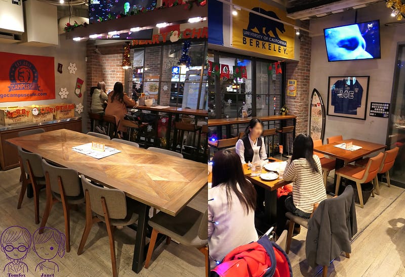 台北 -《CAMPUS CAFE-忠孝店》輕鬆學院風 聚餐餐 14 CAMPUS CAFE-忠孝店 用餐空間 靠窗座位