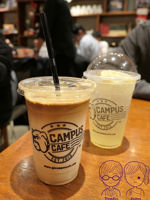 台北 -《CAMPUS CAFE-忠孝店》輕鬆學院風 聚餐餐 59 CAMPUS CAFE-忠孝店 拿鐵咖啡