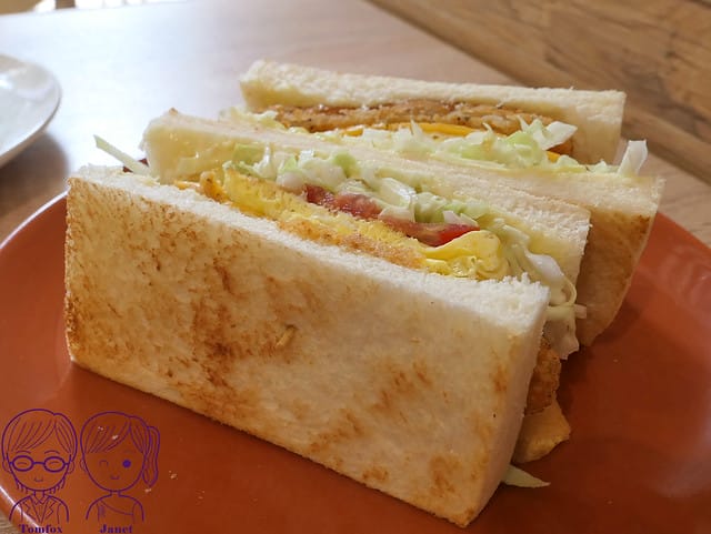 11 福來早餐 美式雞柳板烤三明治