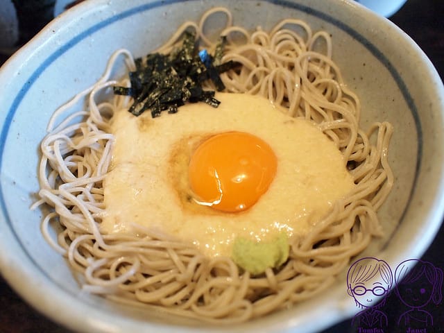 31 箱根 はつ花(初花蕎麥麵) 貞女そば(冷)(芋頭生雞蛋蕎麥冷麵)