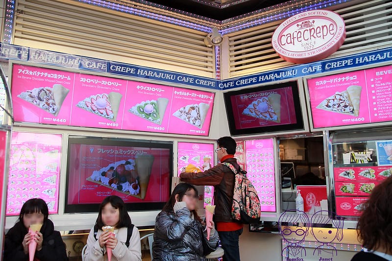 9 原宿竹下通 CAFÉ CREPE Strawberry House