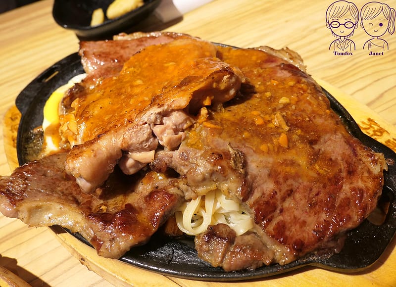 34 孫東寶台式牛排-新莊富國店 超大塊牛排+雞排