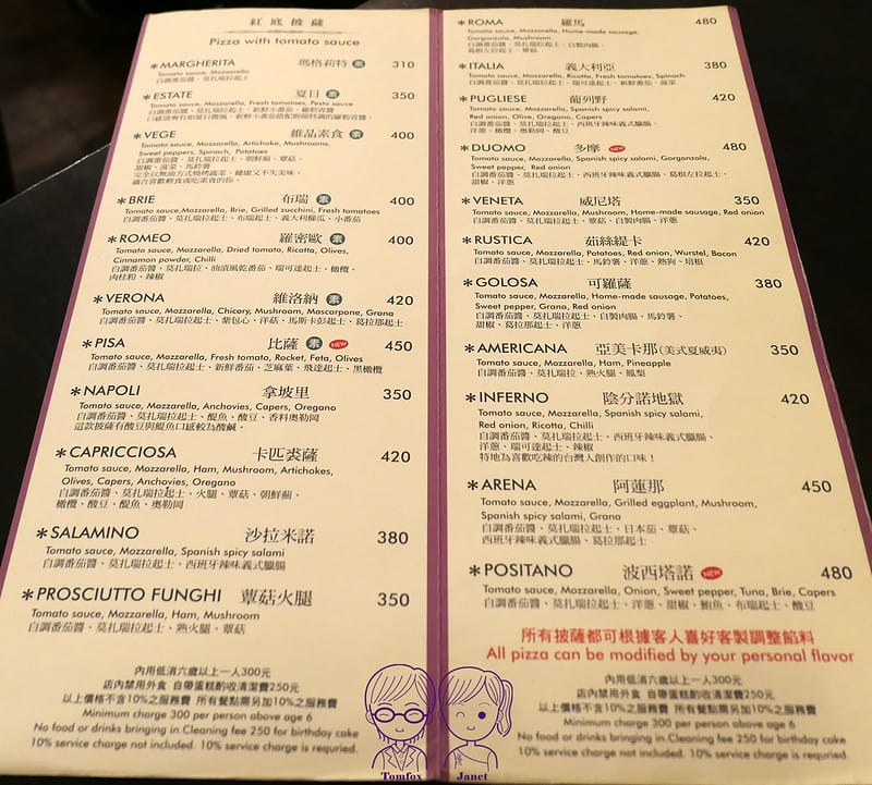 11 Zoca Pizza佐佧義式窯烤披薩屋 menu Pizza