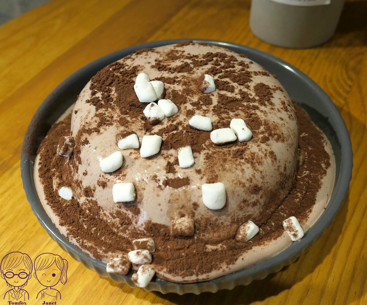 32 DUTE coffee%26;bar 雪崩蛋糕.最後的巧克力.jpg