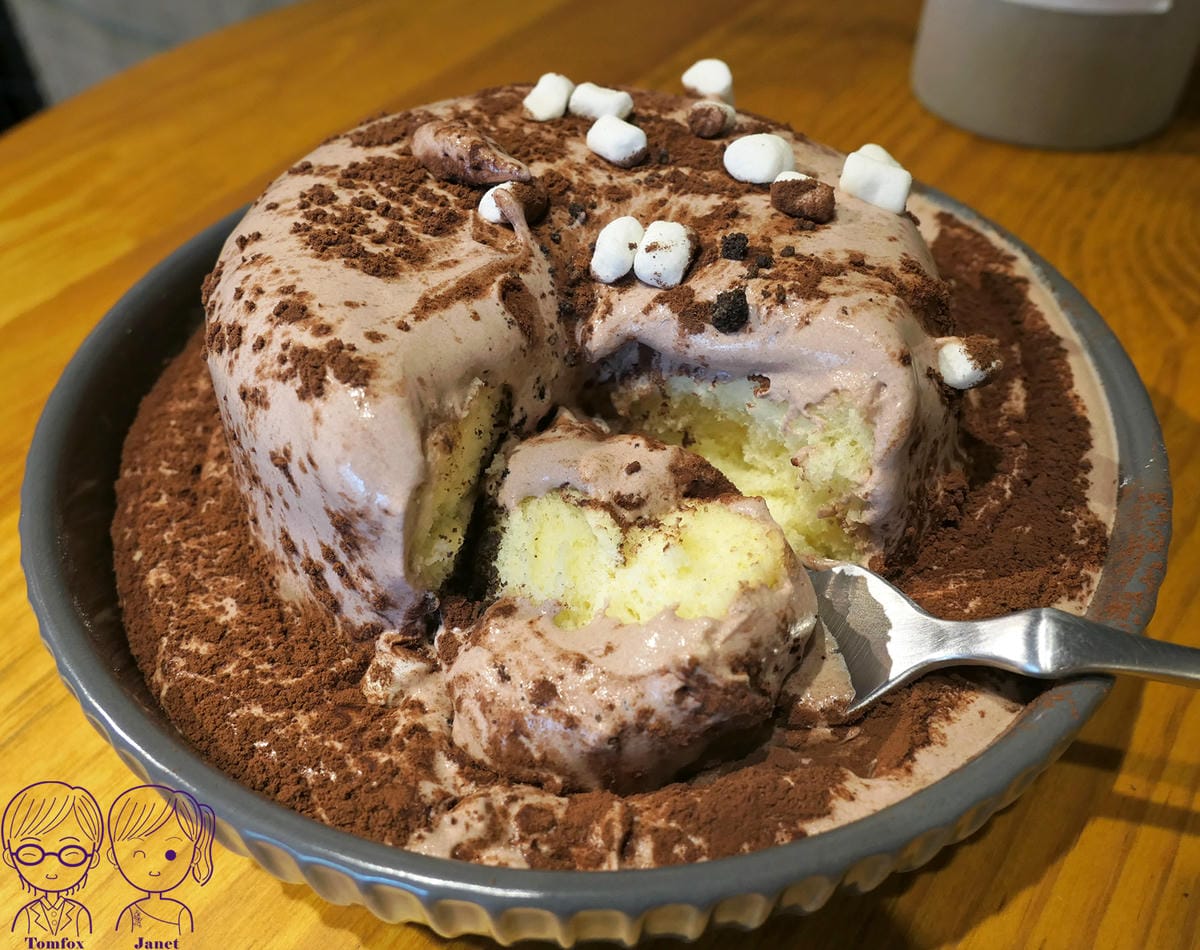 34 DUTE coffee%26;bar 雪崩蛋糕.最後的巧克力.jpg