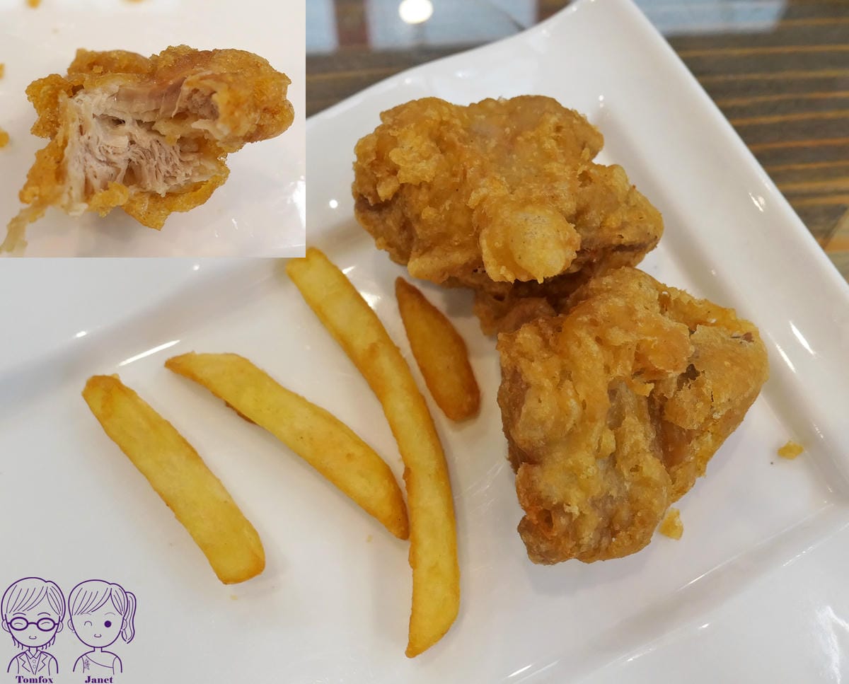 81 后麗安心親子時尚旅宿 1館 早餐 炸物.jpg