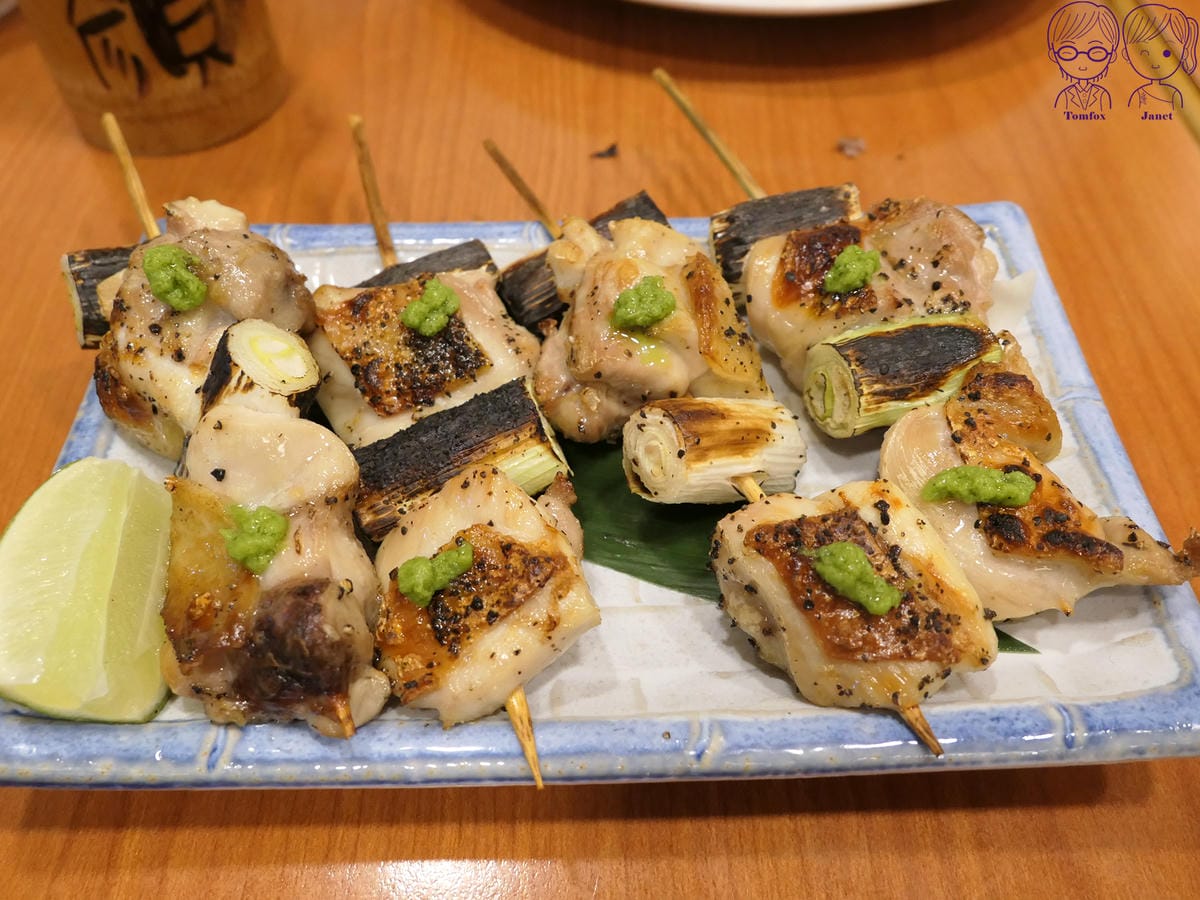 27 燦爛和食 四方雞肉大蔥串.jpg
