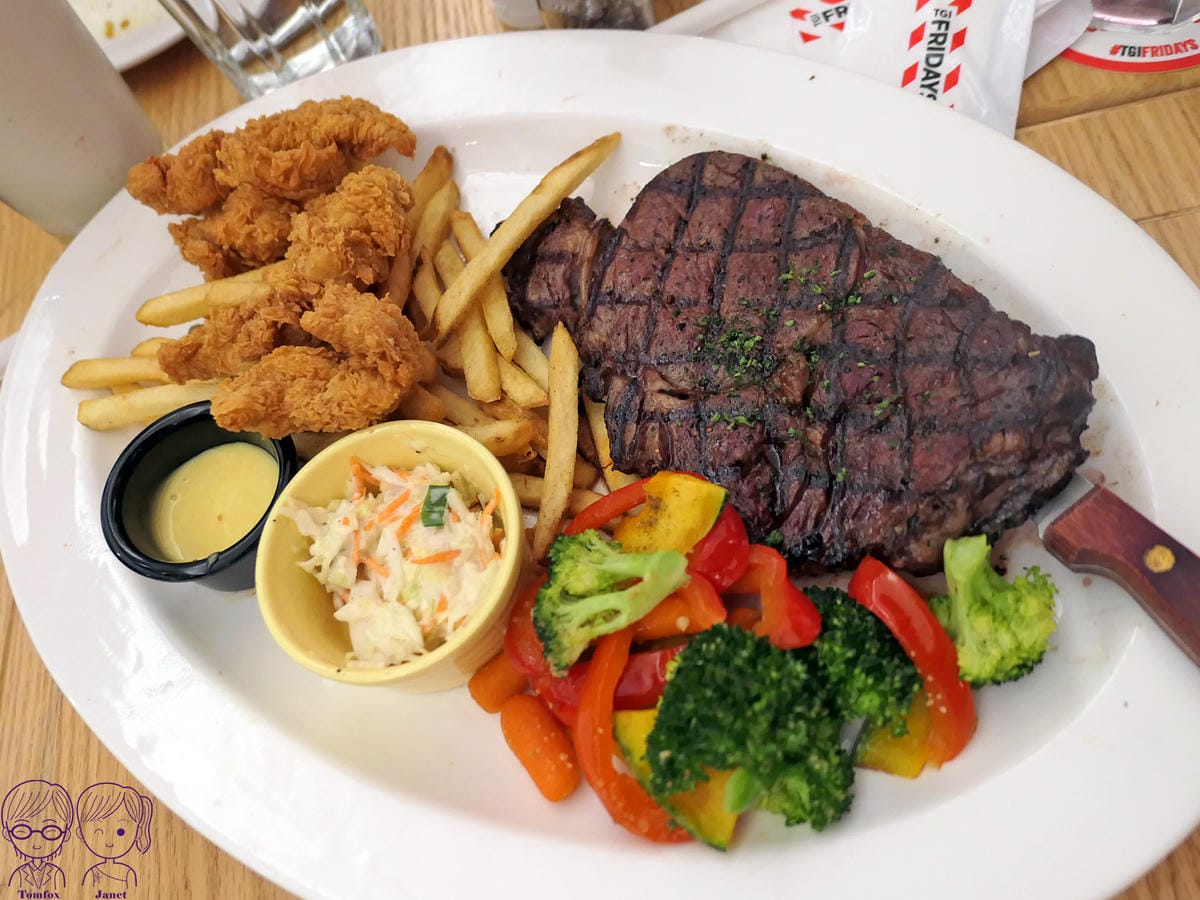 41 TGI FRIDAYS 四人派對餐 肋眼牛排 拼 酥炸雞柳條.jpg