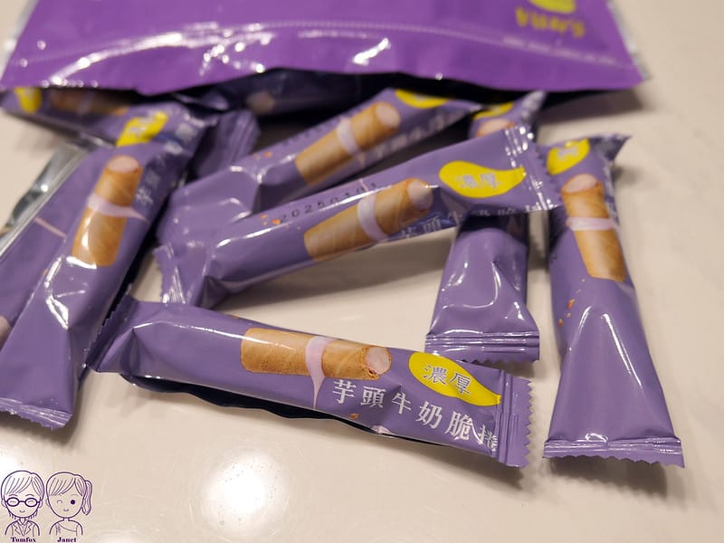 73 垂坤食品 芋頭牛奶脆捲