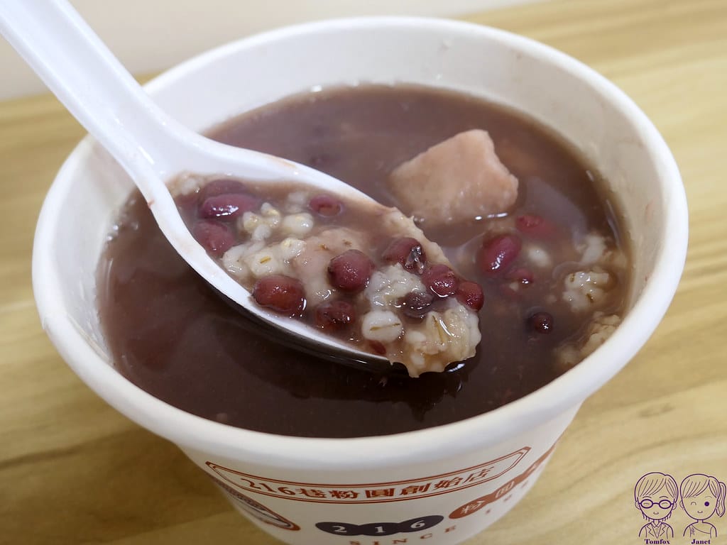 19 216粉圓大王 6號 招牌紅豆湯 麥片薏仁