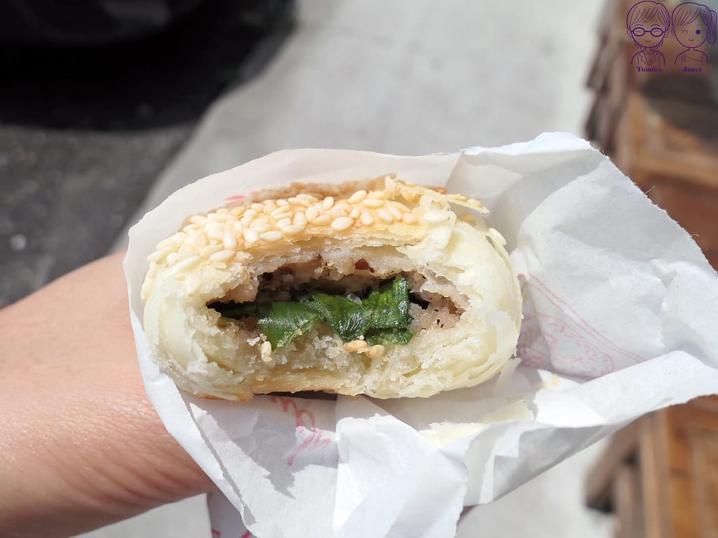 28 五結阿賢碳烤燒餅店 小蔥餅