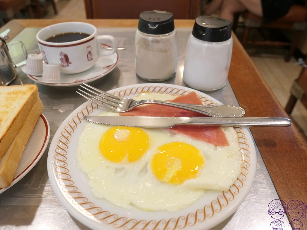 28 蜂大咖啡 早餐套餐 火腿雙蛋