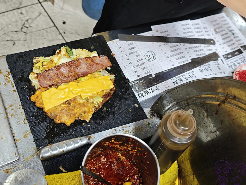 14 萬華小米蛋餅 培根起司