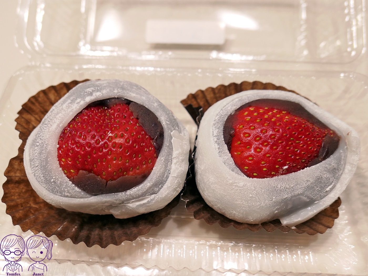 新莊中和街草莓大福｜草莓季限定！低調排隊攤位，苗栗直送、有清洗過的新鮮草莓